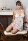Lingerie Luxxa LOVE BLANC NUISETTE VOILE 1