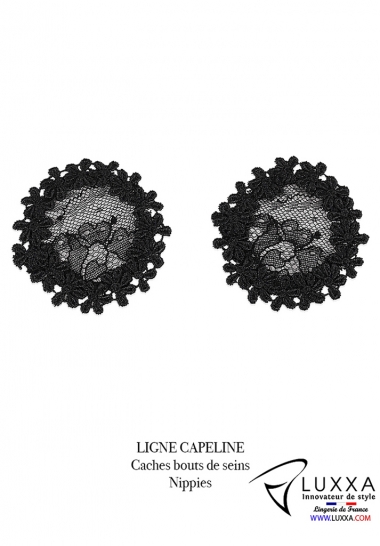 Lingerie Luxxa CAPELINE CACHE BOUTS DE SEINS A COLLER